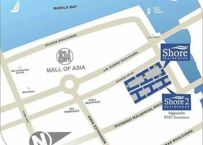 Naia Pasay Moa 1250 Dynastel Shore Staycation Apartment Manila